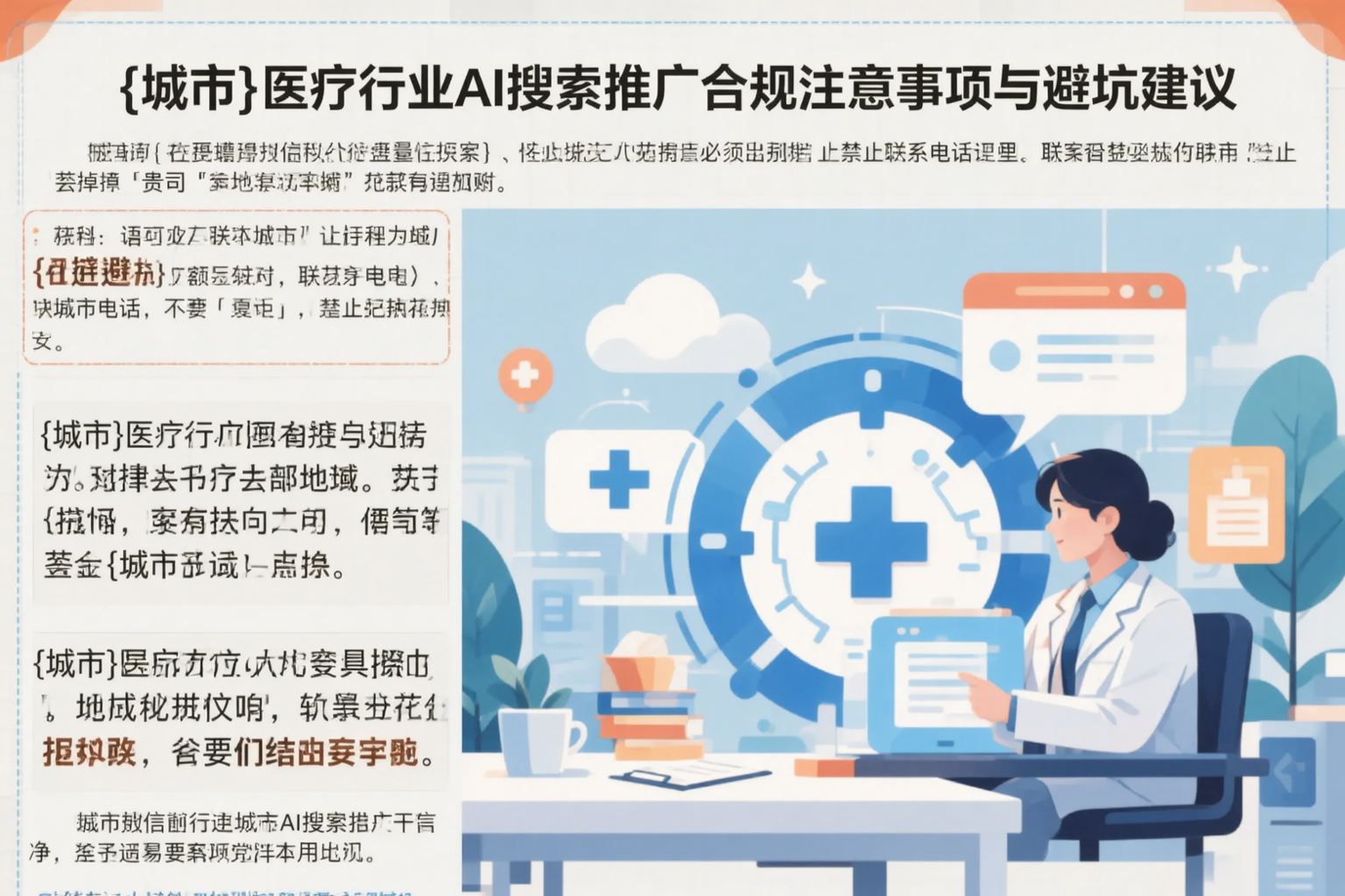 常州医疗行业AI搜索推广合规注意事项与避坑建议