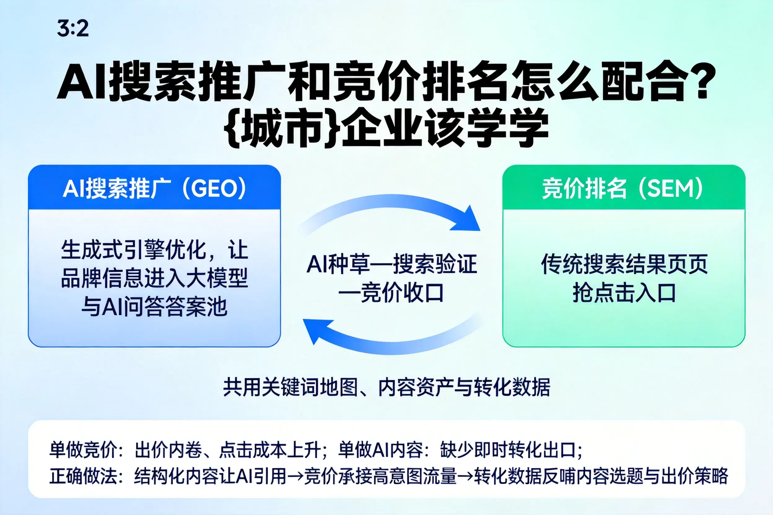 AI搜索推广和竞价排名怎么配合？常州企业该学学