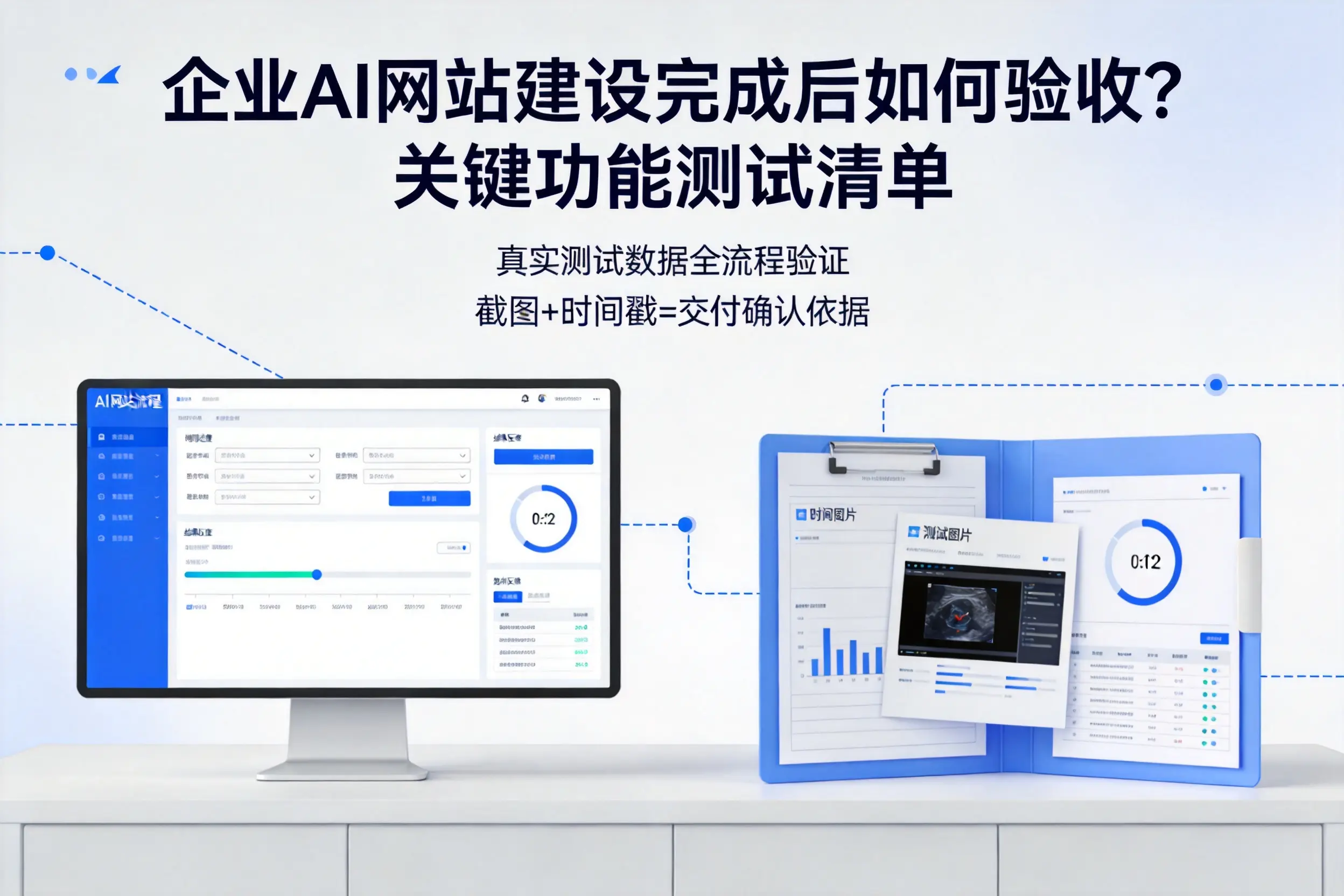 常州企业AI网站建设完成后如何验收？关键功能测试清单