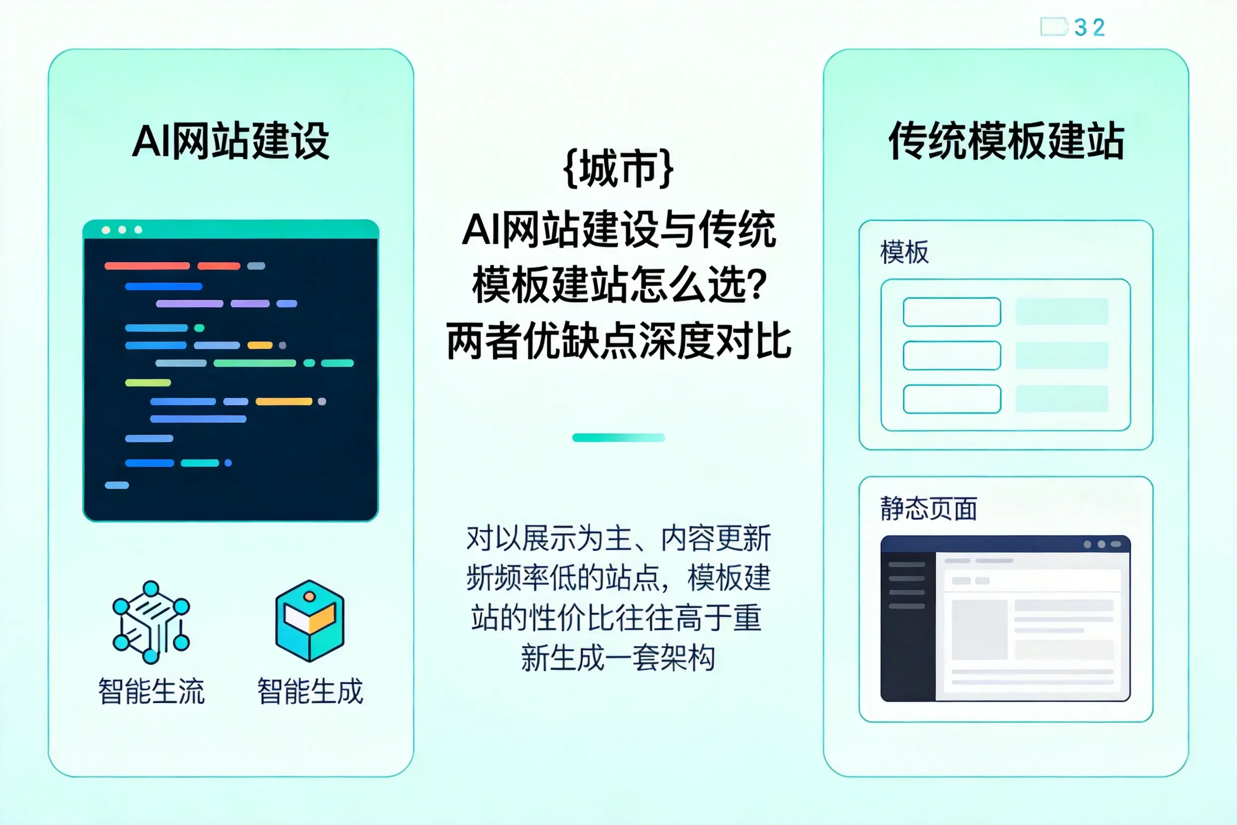 常州AI网站建设与传统模板建站怎么选？两者优缺点深度对比