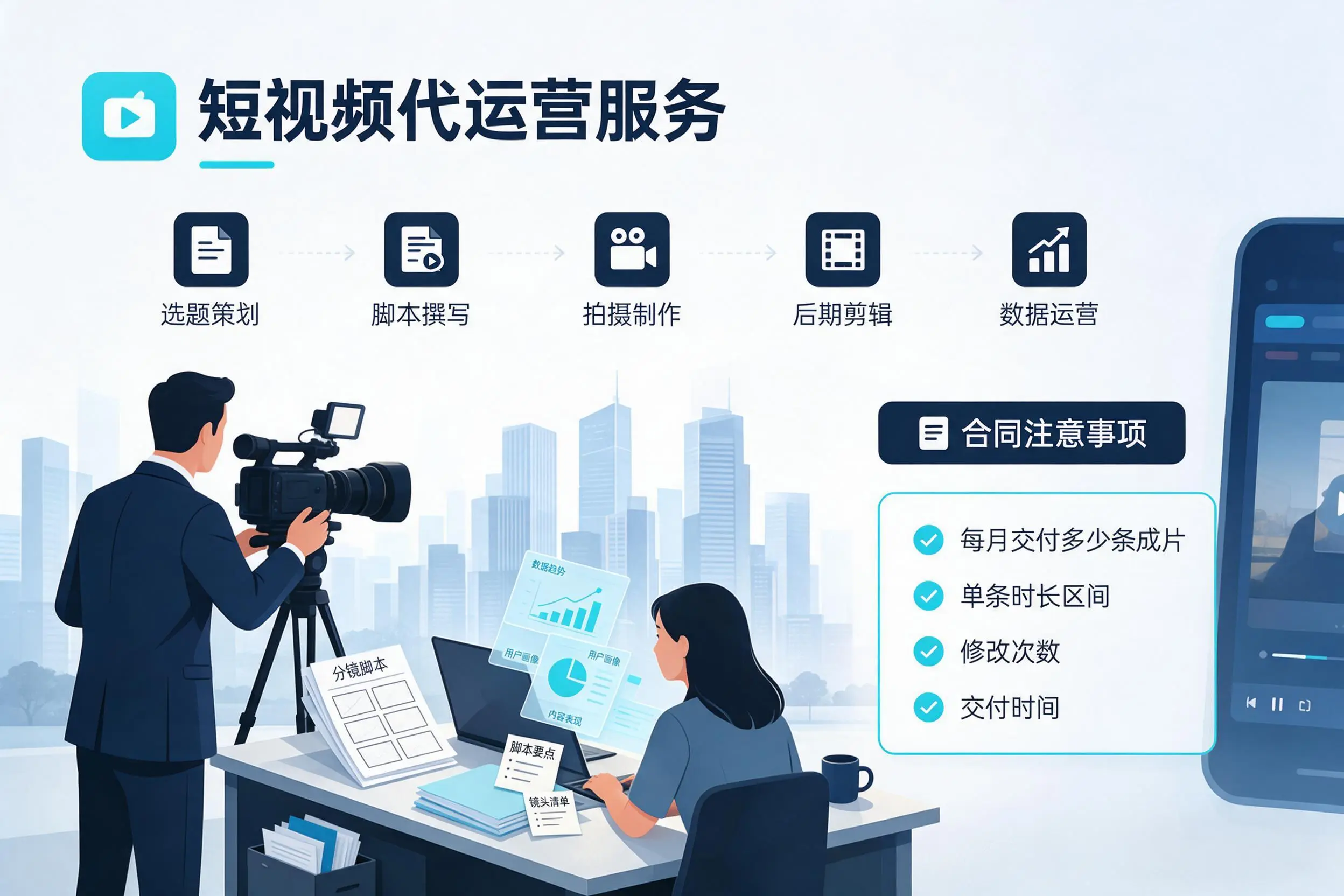 短视频代运营包含哪些服务？常州企业常见问题科普