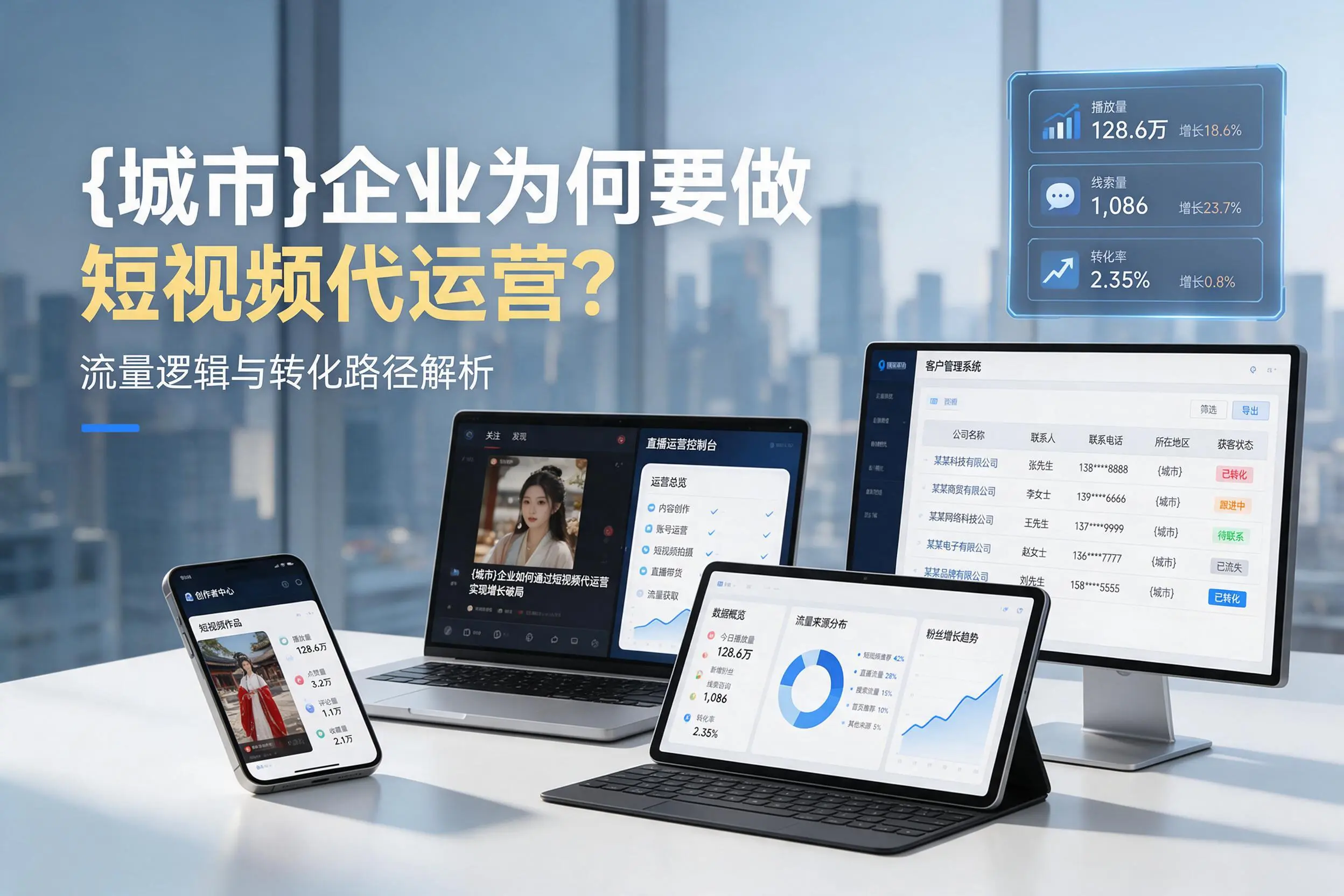 常州企业为何要做短视频代运营？流量逻辑与转化路径解析