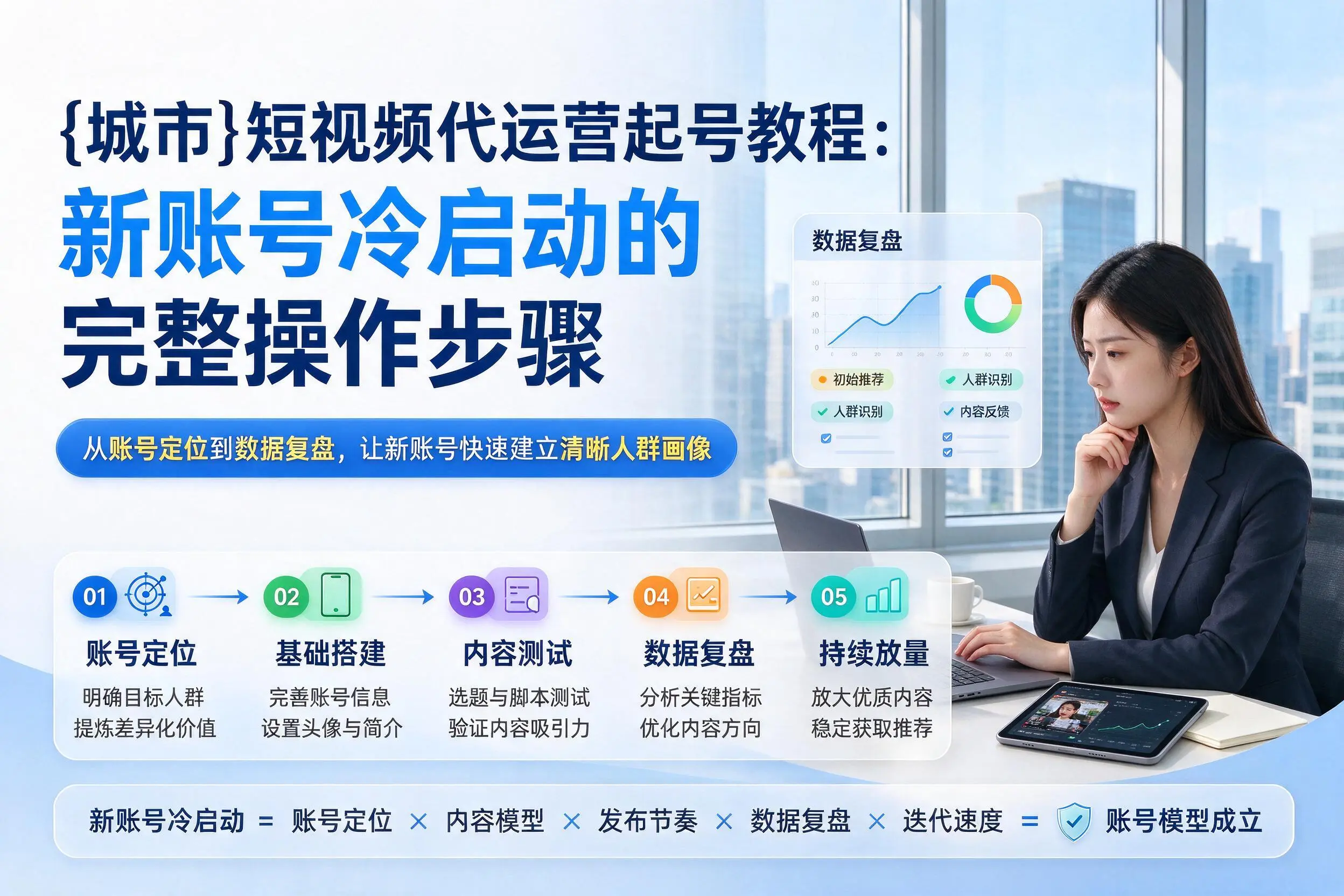 常州短视频代运营起号教程：新账号冷启动的完整操作步骤