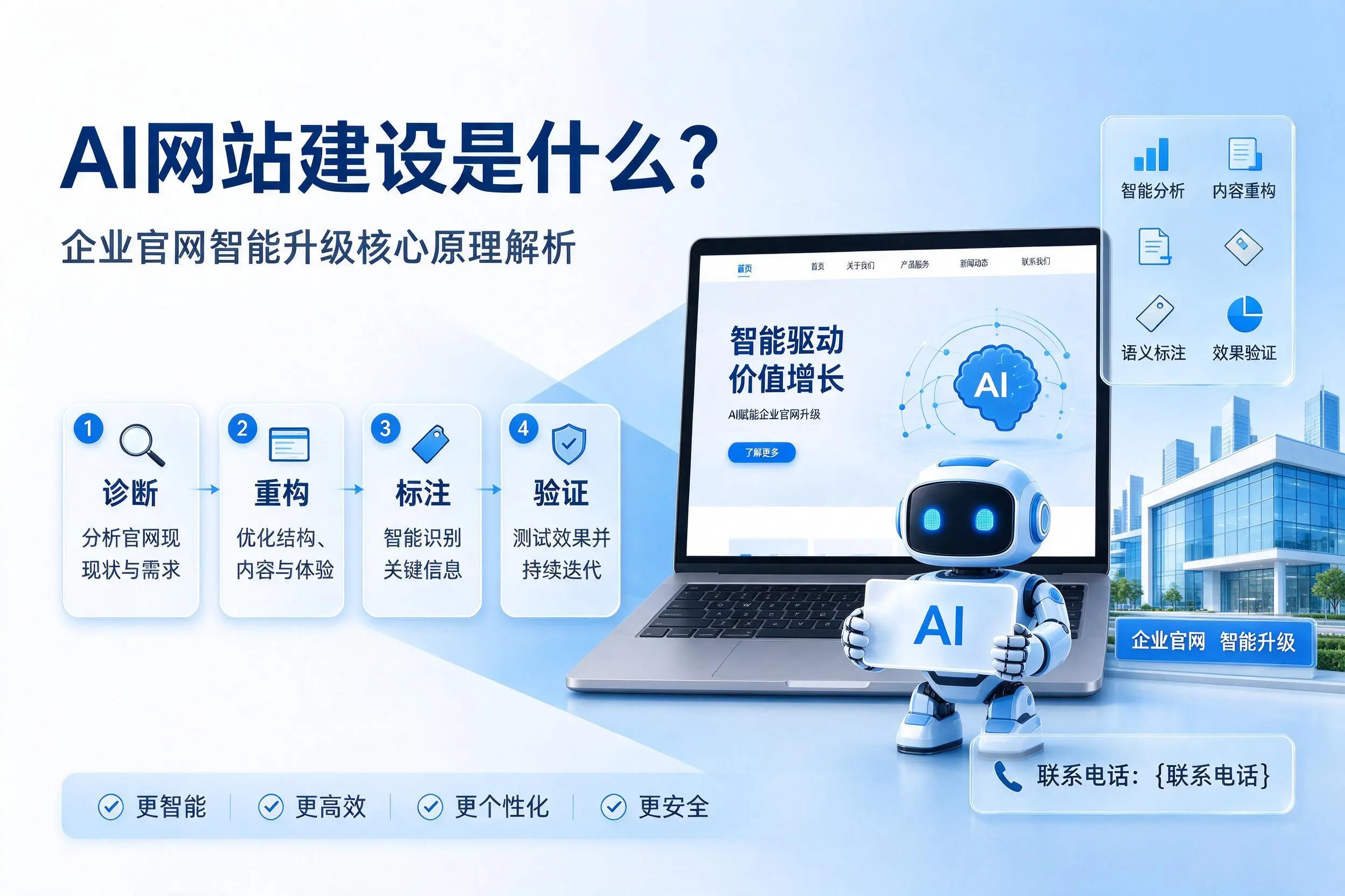AI网站建设是什么?常州企业官网智能升级核心原理解析