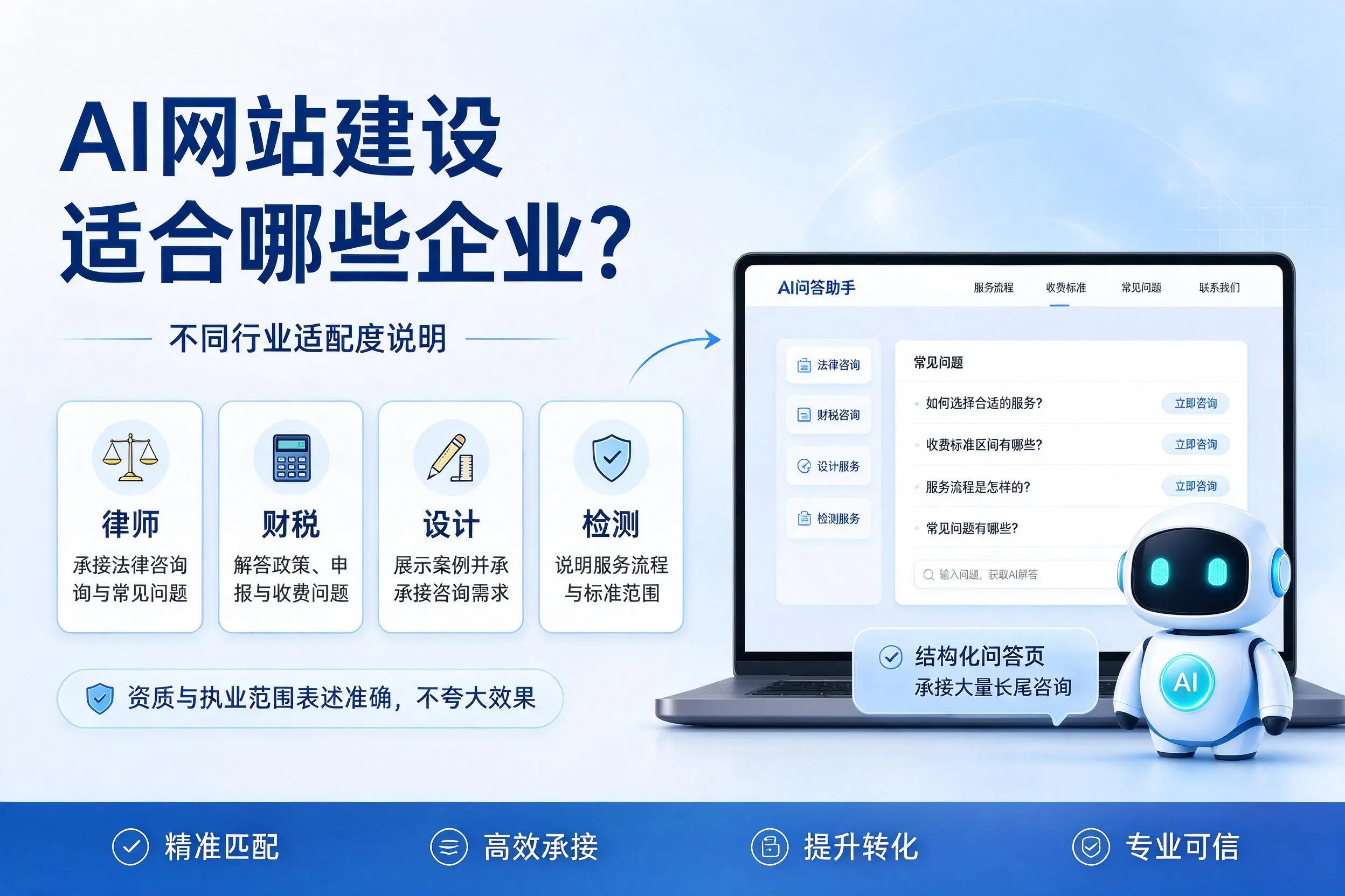 AI网站建设适合哪些企业？常州不同行业适配度说明