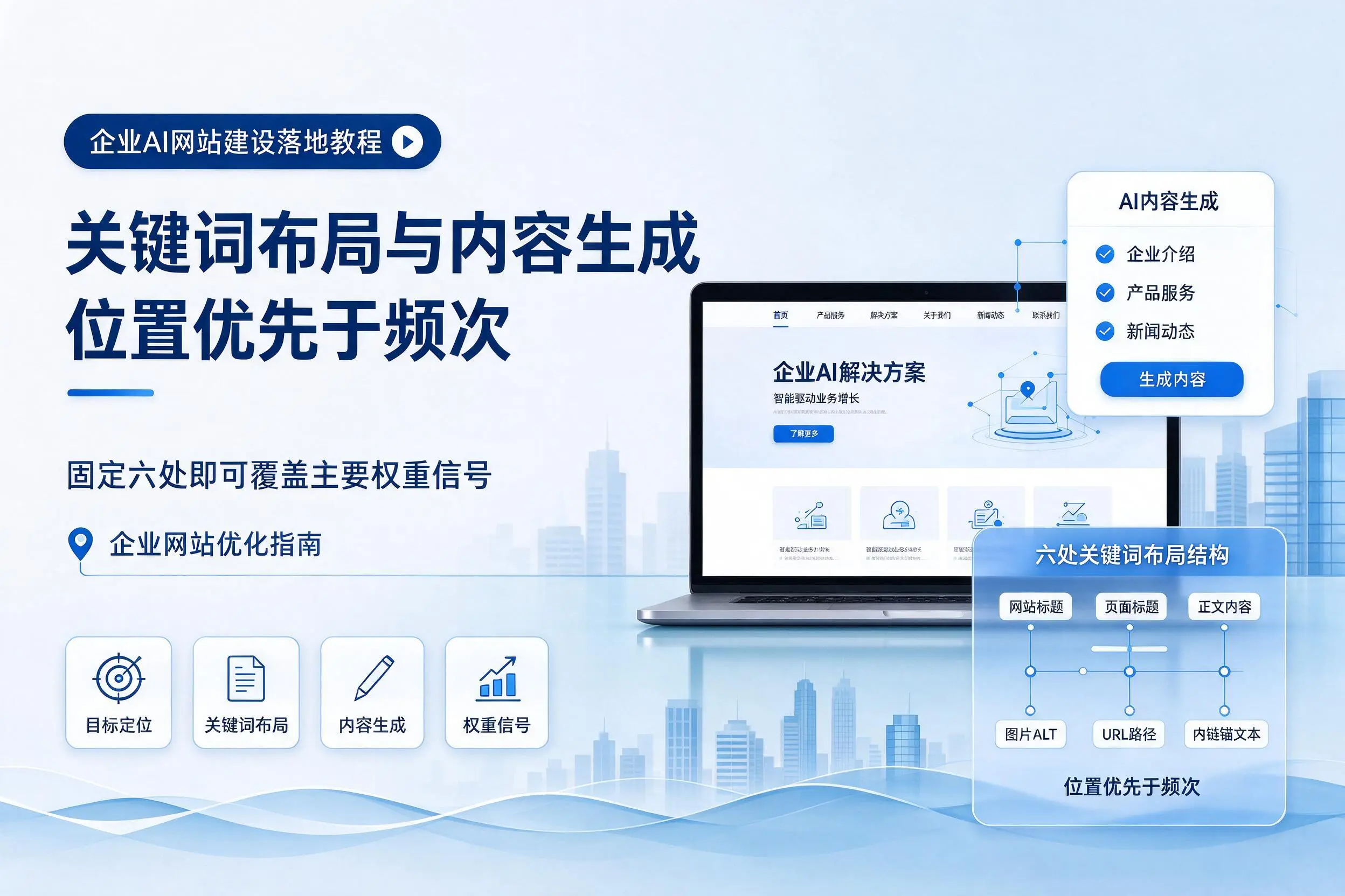 常州企业AI网站建设落地教程：关键词布局与内容生成